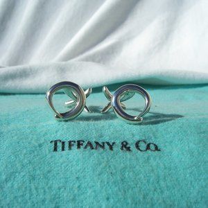 Tiffany & Co. Paloma Picasso Sterling Siliver "Graffiti" Cuff Links
